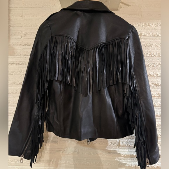 Portland leather fringe jacket brand new without tags - Picture 6 of 8